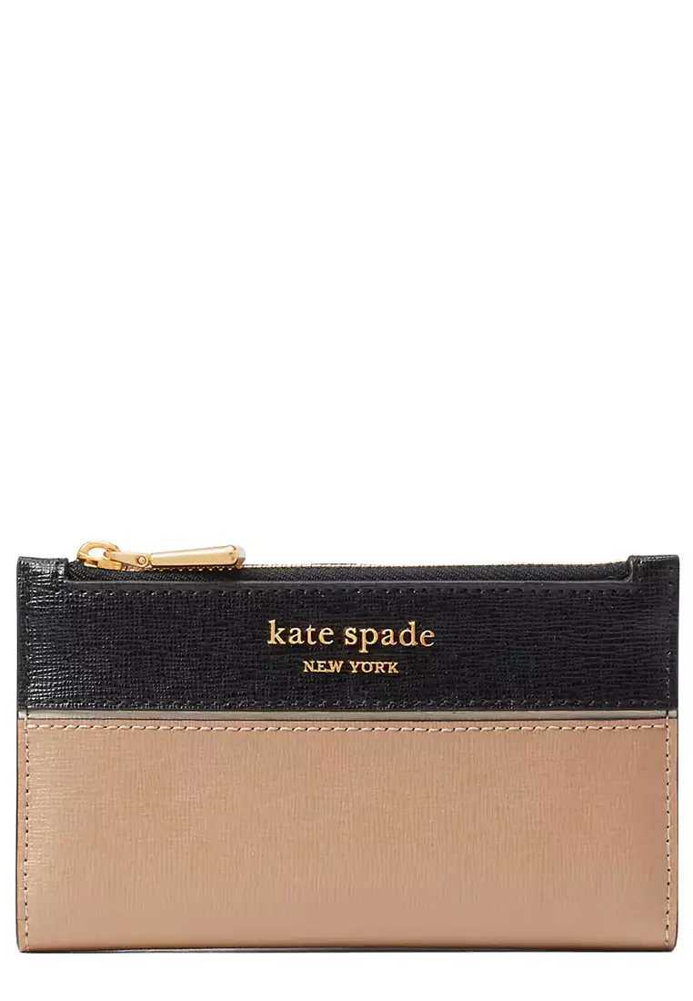 kate spade new york Morgan Flower Bed Embossed Saffiano Leather Continental  Wallet