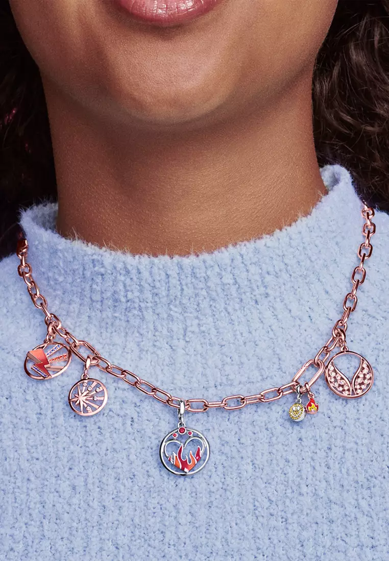 Pandora rose gold chain necklace store