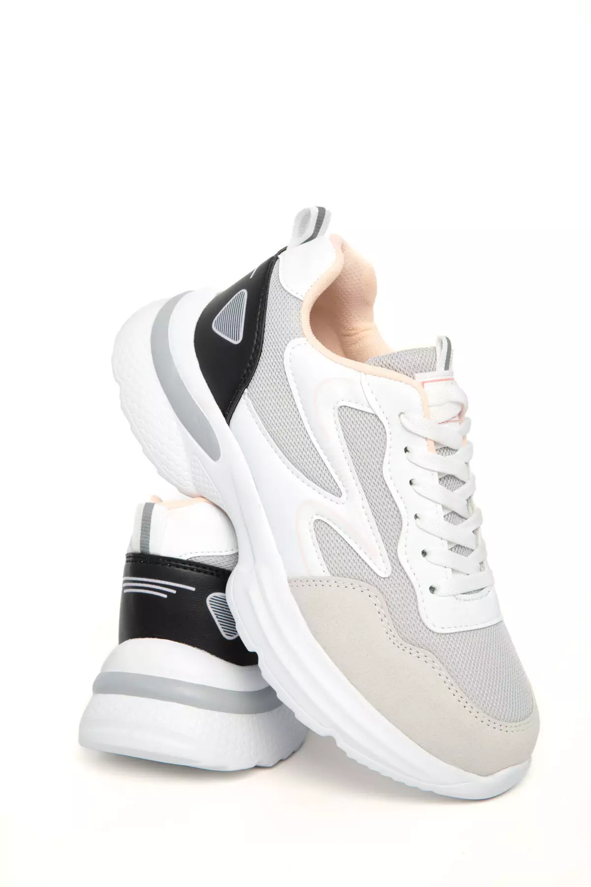 White-Powder Women'S Sneaker 21272
