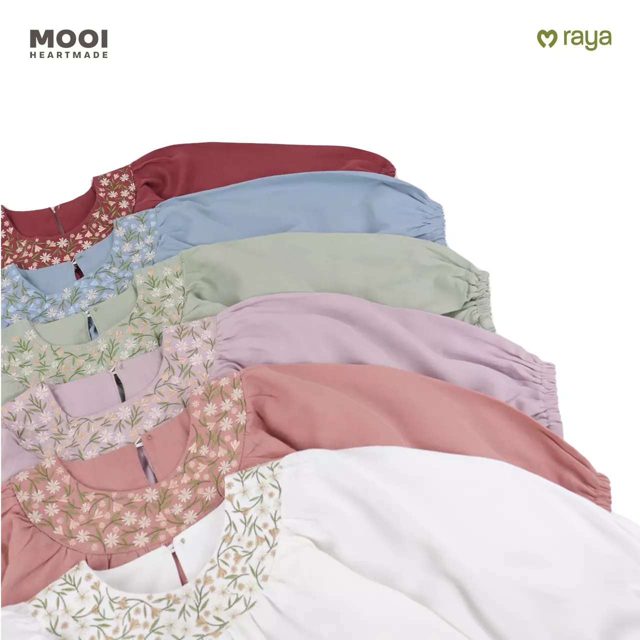 Mooi Dress Anak Gamis Anak Perempuan Raya Collection Alara Dress V1 - Clary Sage