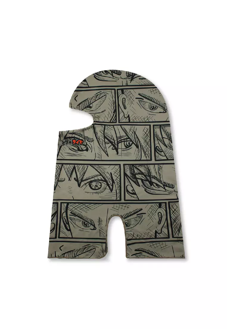 Dri Plus Men's Japanese Art Yuusha Washable Multi-Functional Moisture Wicking Balaclava 1 piece DMB3301
