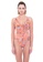 Sunseeker orange Desert Bloom One-piece Swimsuit 2D4A8USDF4441CGS_4