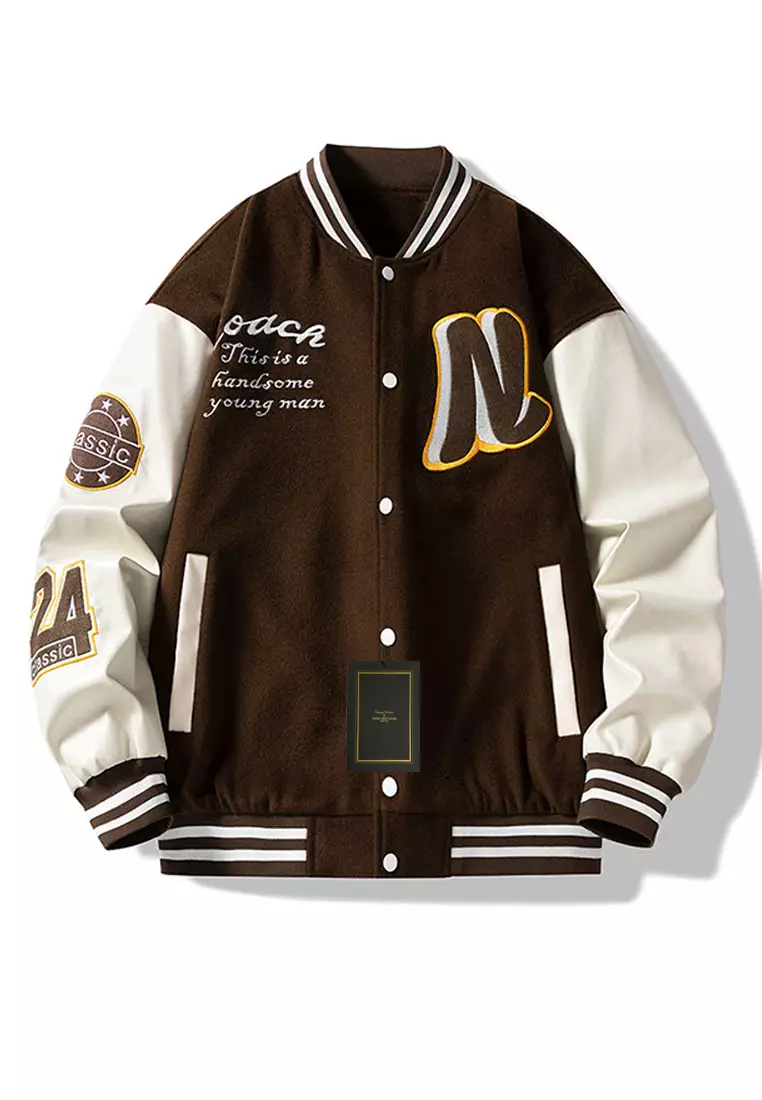 Gold deals baseball jacket