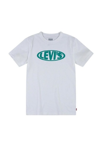 Levi's white Levi's Graphic Short Sleeve Tee (Big Kids) F1C29KA1234345GS_1