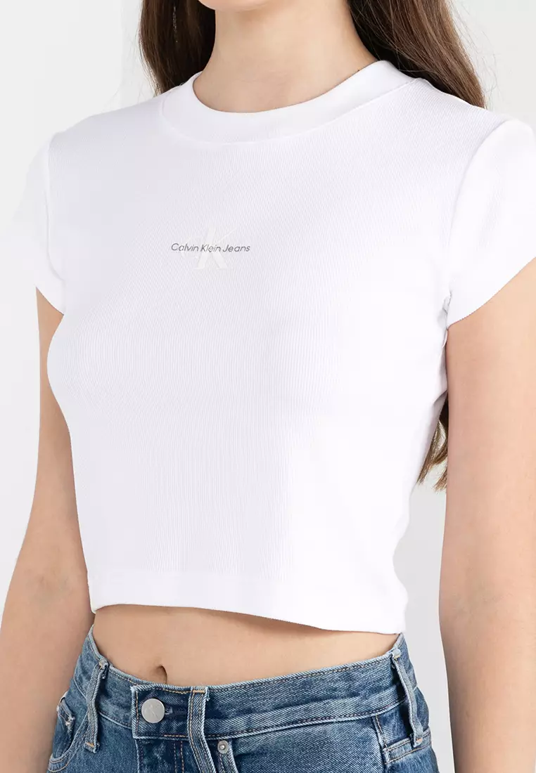 Buy Calvin Klein Monogram Baby Tee - Calvin Klein Jeans 2025