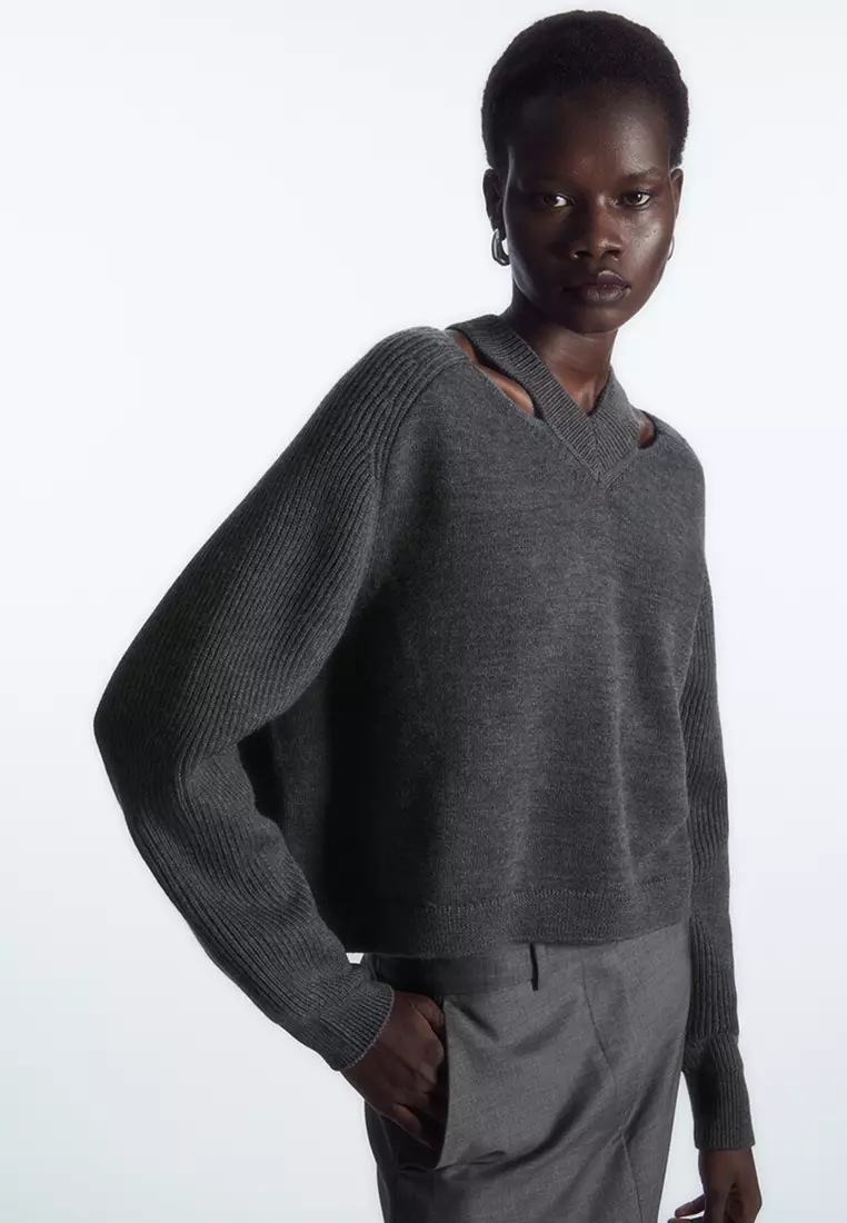 Cos grey outlet jumper