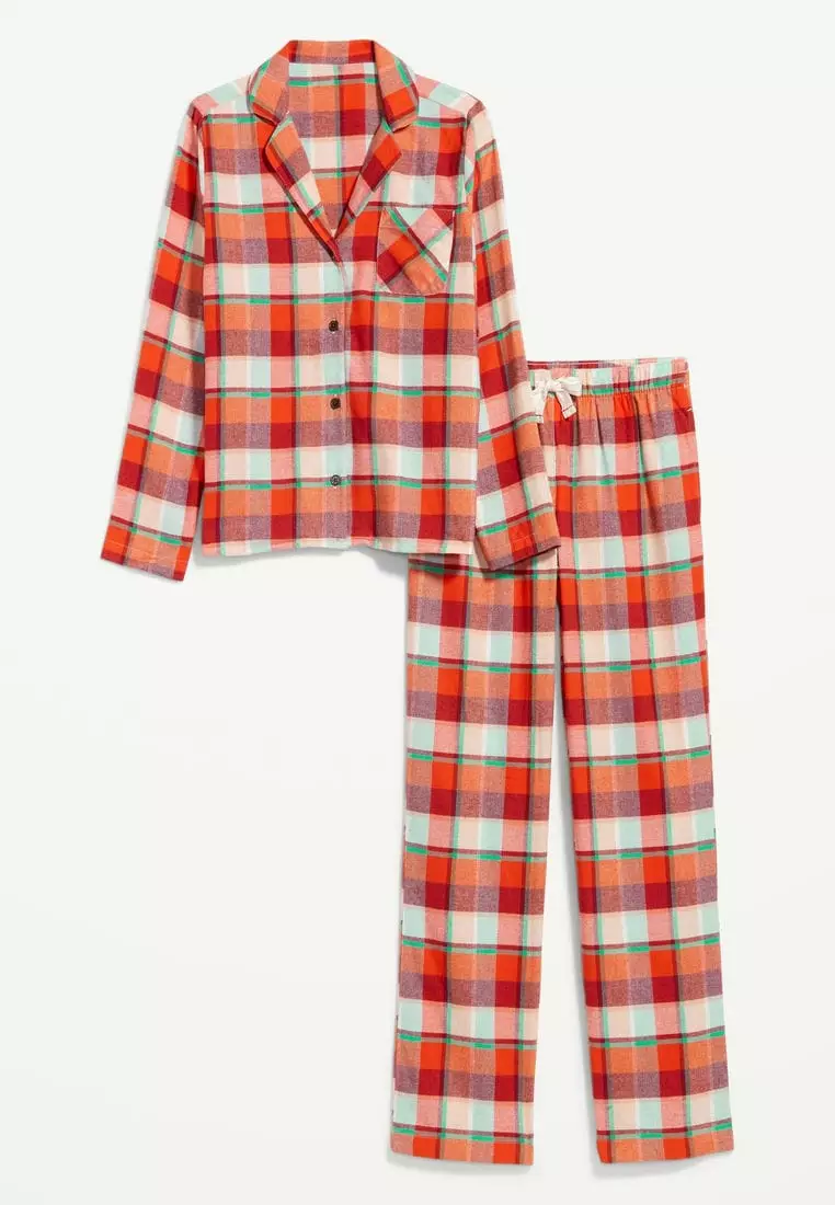 Buy Old Navy Matching Flannel Pajama Set for Women 2024 Online
