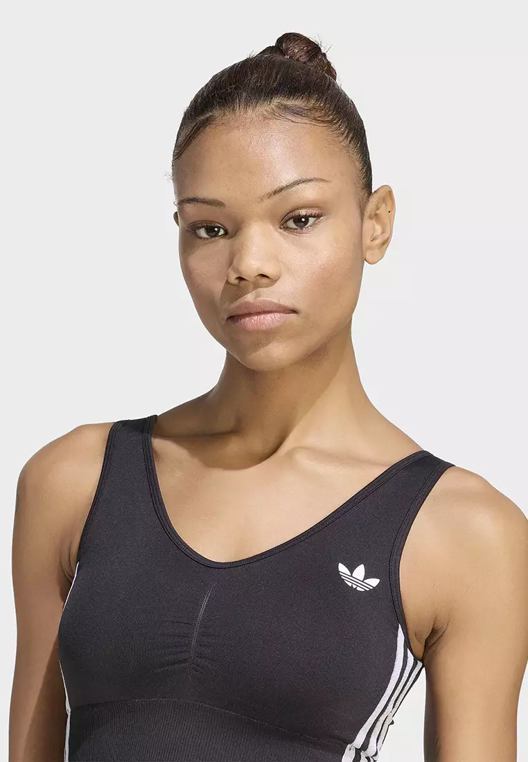 Essentials 3 Stripes Seamless Bralette