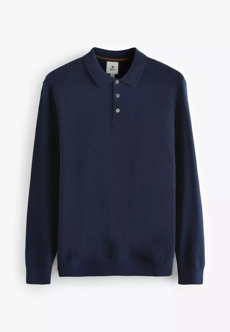 Next merino wool polo sale
