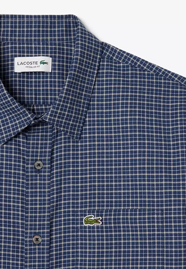 Regular Fit Plaid Flannel Shirt