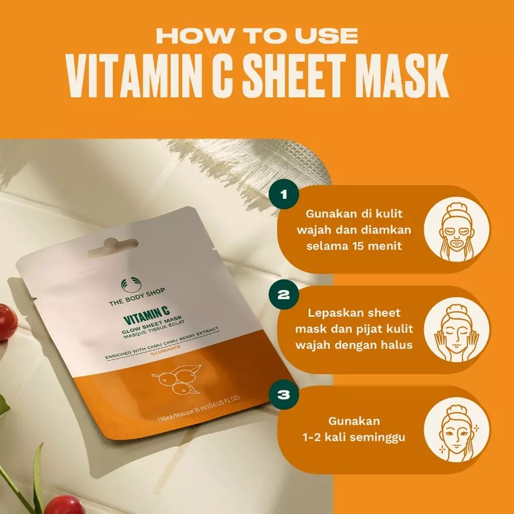 Vitamin C Sheet Mask 18ml
