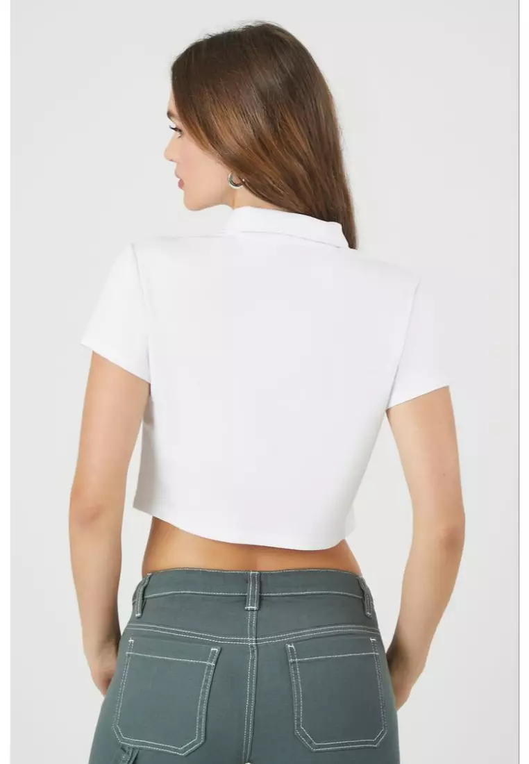 Cropped polo shirt forever 21 new arrivals