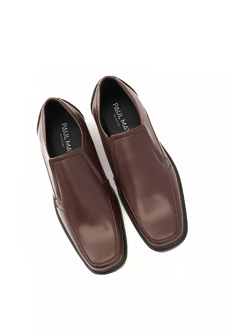 PAULMAY - Sepatu Formal Casual Pria Wina 68 Brown