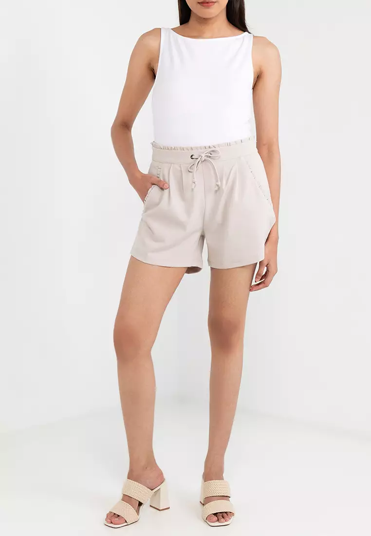 Catia Shorts with Ruffles Detail