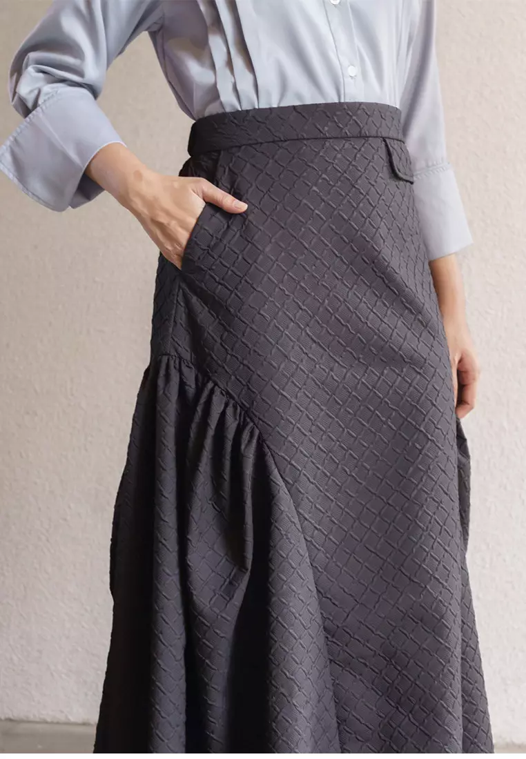 Jenna and Kaia - Myata Skirt Black - Skirt Wanita