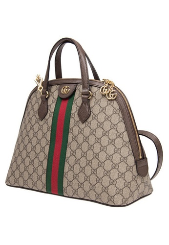 GUCCI Gucci Ophidia Gg Medium Top Handle Shoulder Bag in Brown 2023 | Buy  GUCCI Online | ZALORA Hong Kong