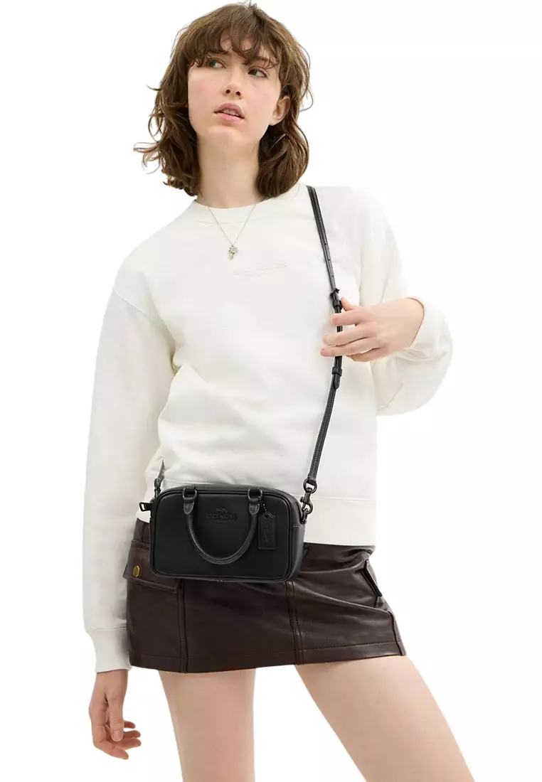 Coach Satchel Crossbody - Black