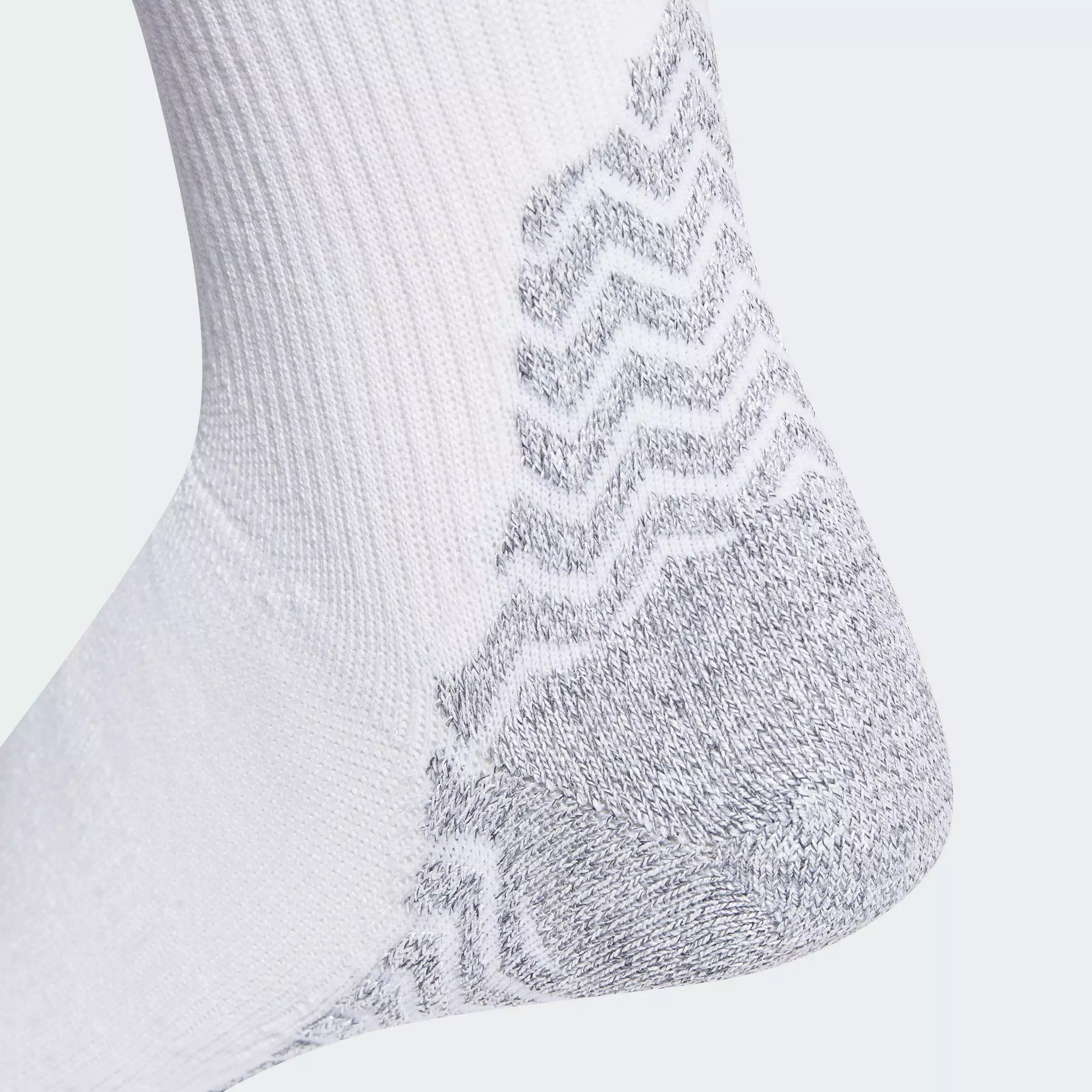 Football Football GRIP Knitted Crew Light Performance Socks Unisex White IN1798