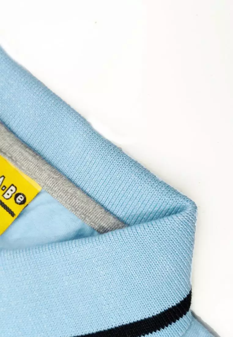 Wakakids Baju Anak Laki Laki Atasan Kaos Kerah Polo Shirt Motif Florida 4190 Navy