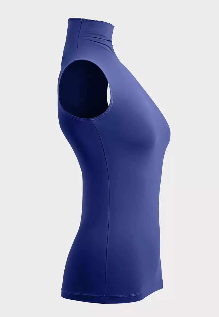 High Neck Sleeveless Top 002