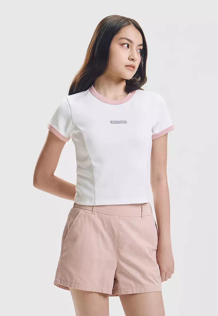 Slim Ringer Graphic T-shirt