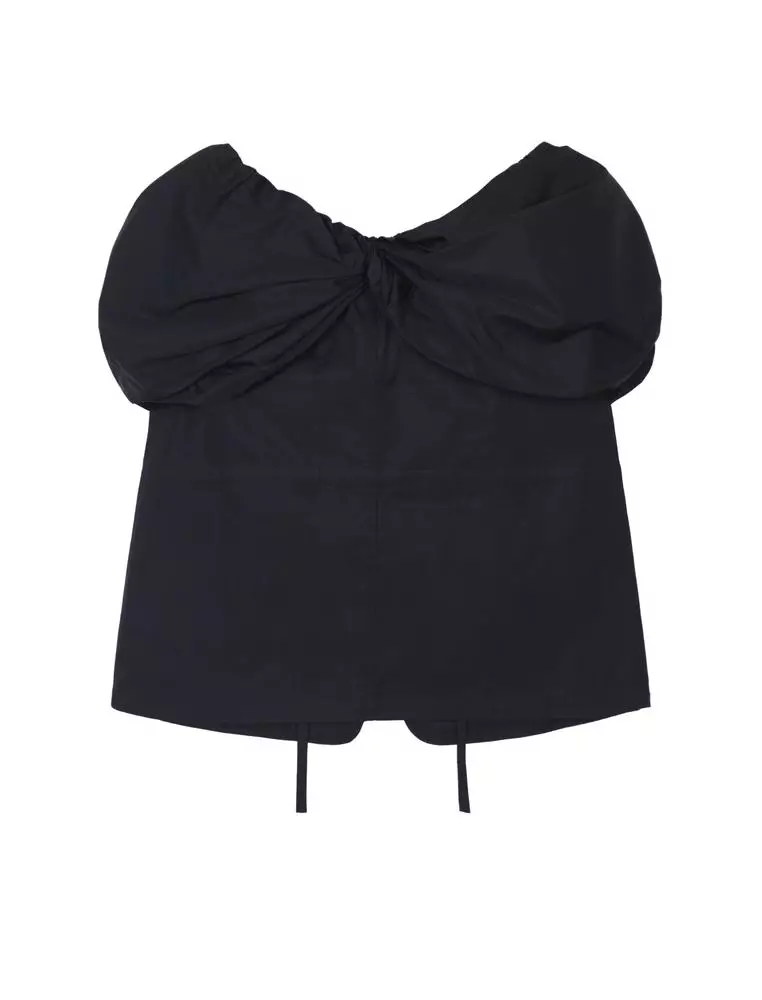 Plain Weave V-Neck Elegant Sleeveless Top