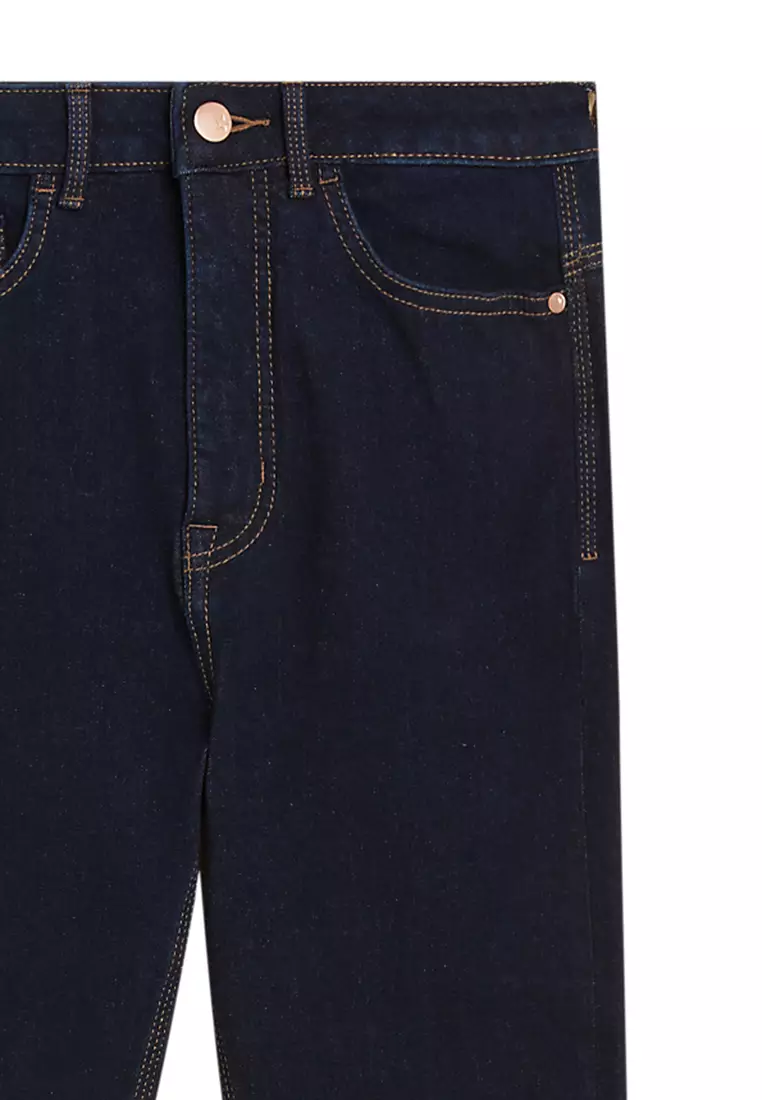 Magic Shaping Denim Knee Length Shorts