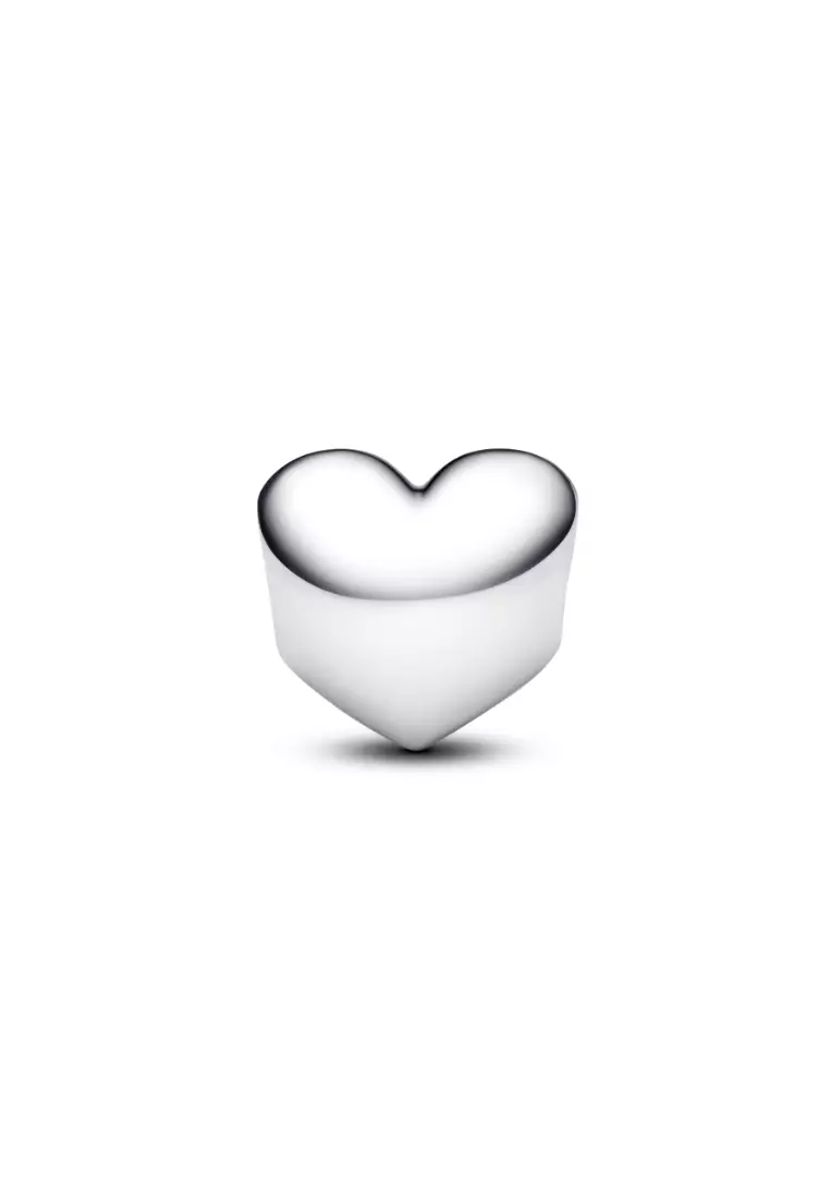 Engravable Blue Stone Heart Charm