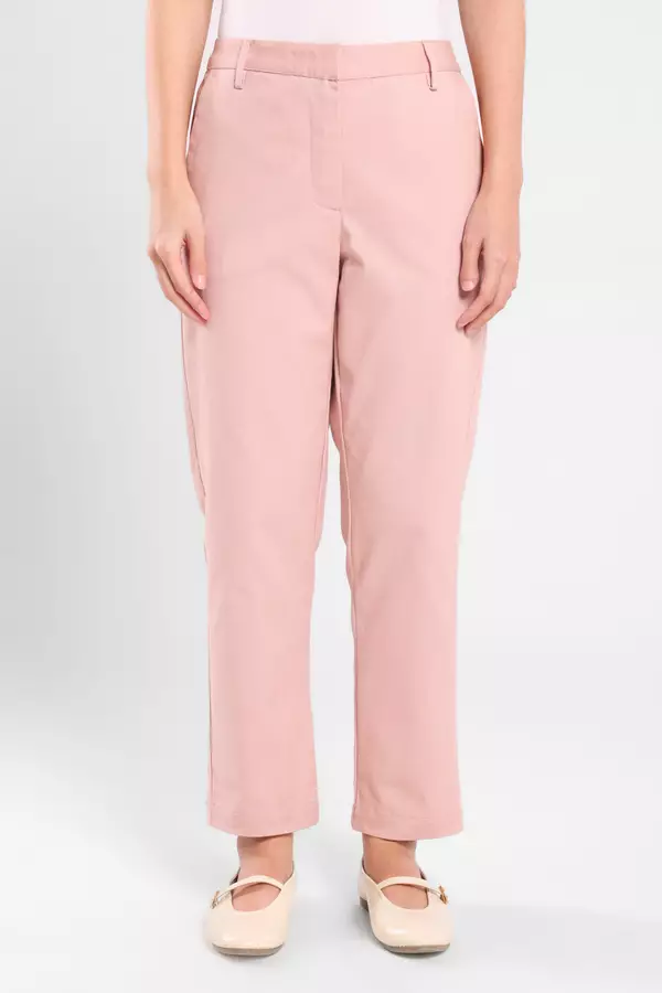 Minimal - Sieba 3 - Celana Chinos Ankle - Pink Warna Pink