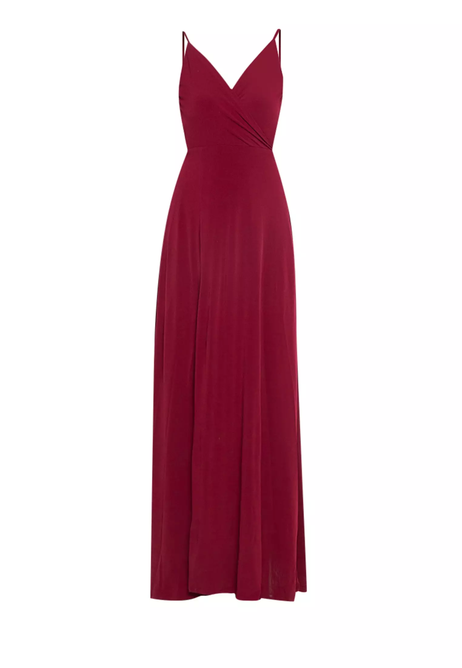Monica Wrapped Backless Maxi Dress