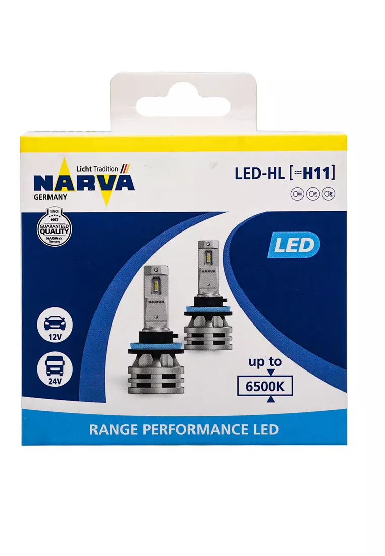 Buy BLADE Narva Range Performance LED 6500K 180483000 H11 12/24V 24W- LED Headlight  Bulb 2024 Online