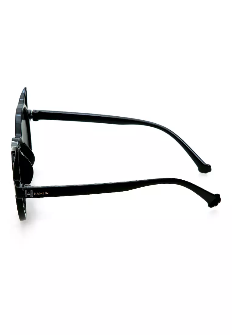 Ulrico Kacamata Hitam Anak Unisex Cat Ear Model Sunglasess Cute Design Material PC ORIGINAL - Black