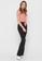 ONLY black Fever Stretch Flared Pants 40432AA9A586F9GS_4