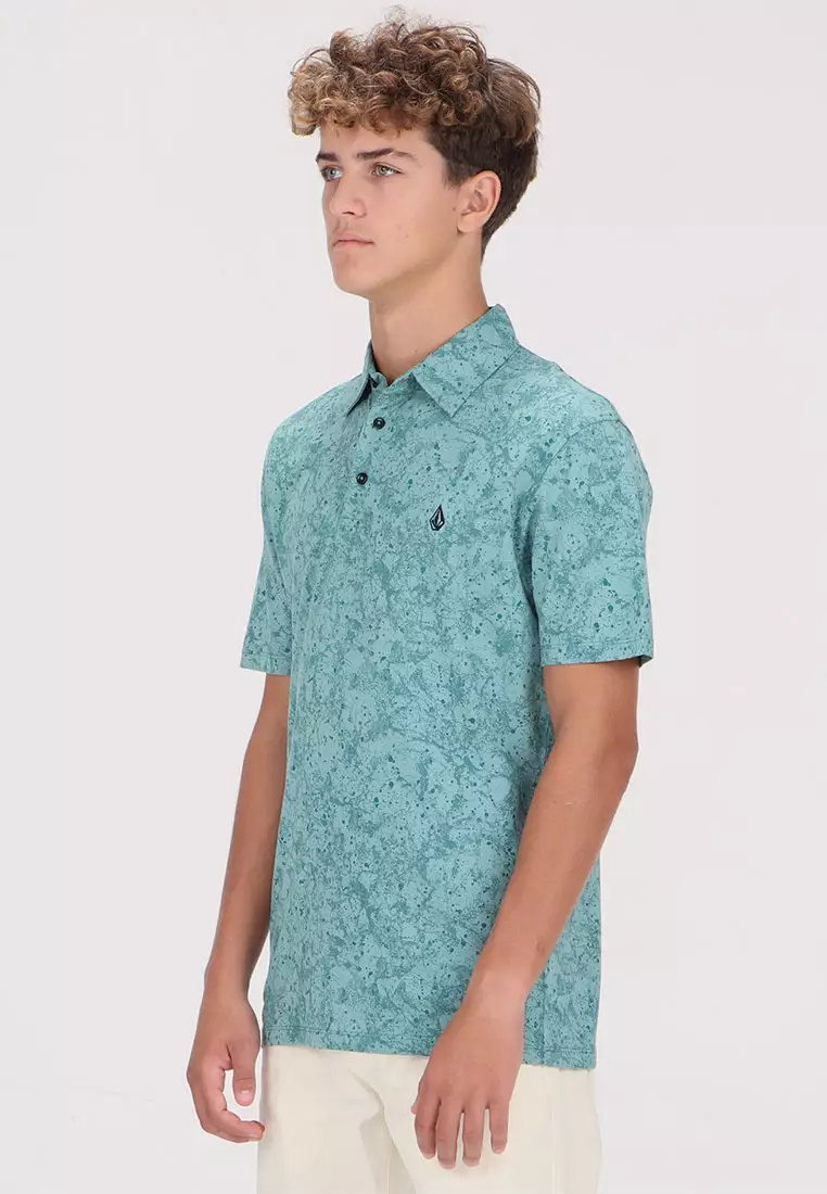 MPL SPRITZEN SHORT SLEEVE POLO PETROL