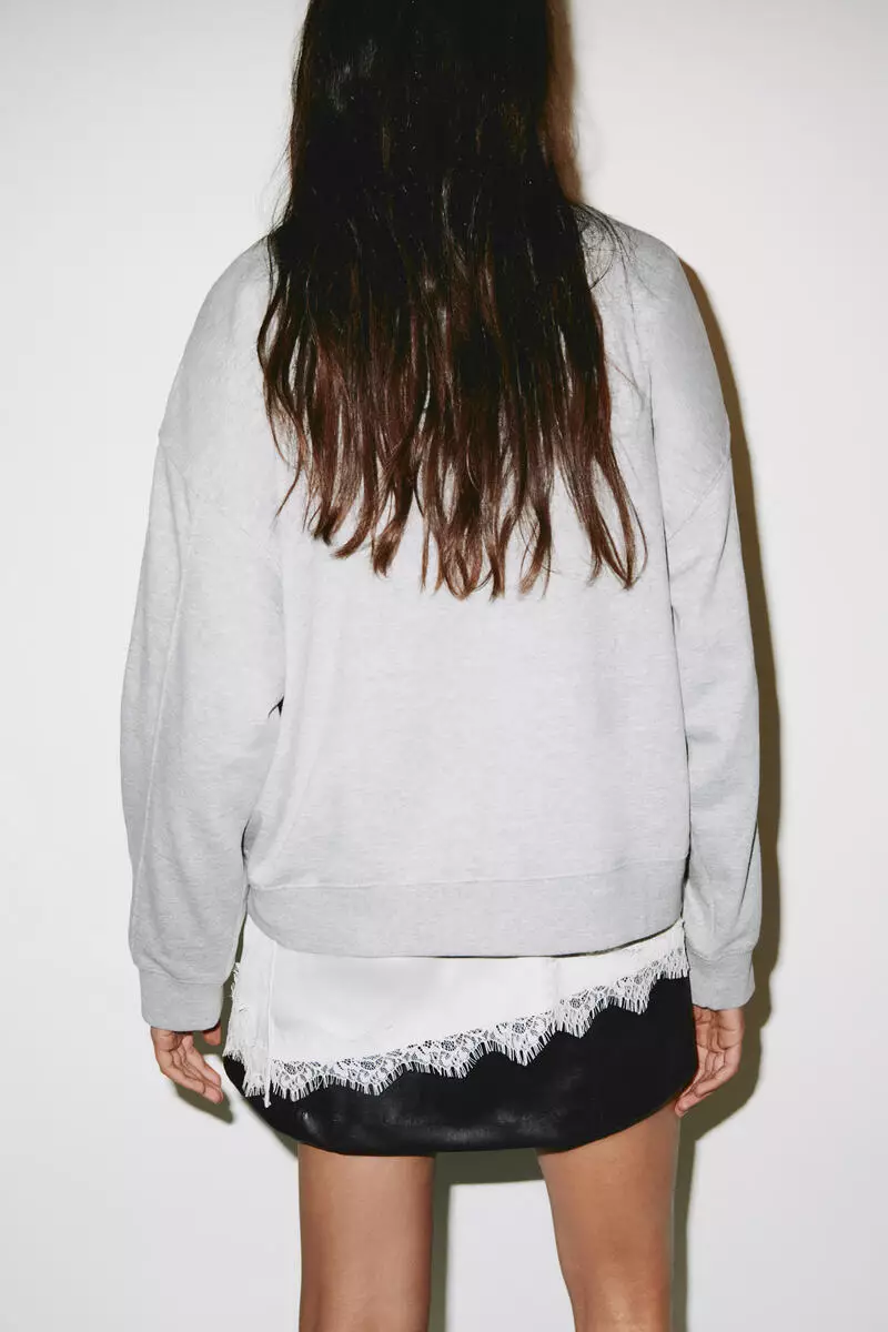 Print-motif sweatshirt