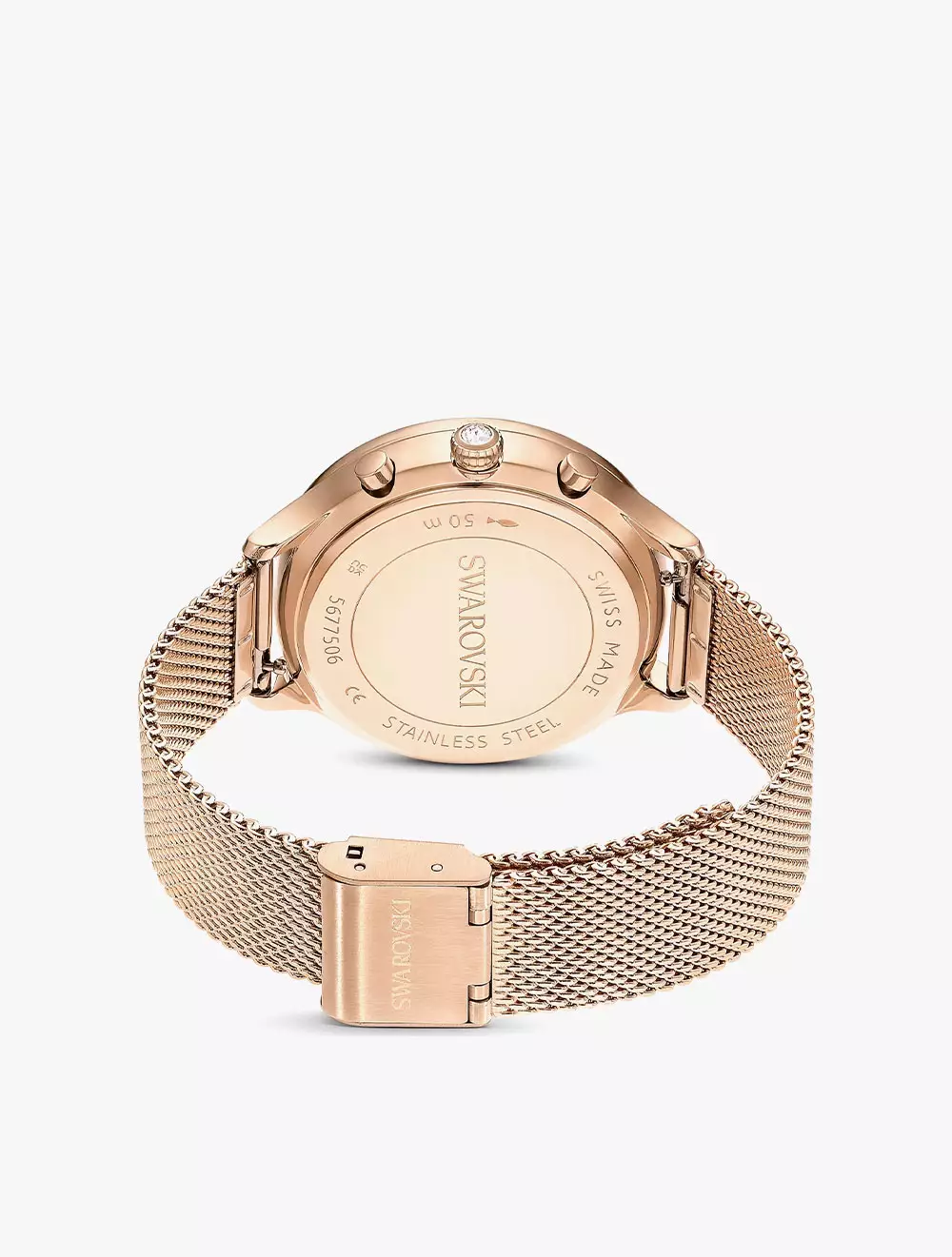 Jual Swarovski Nova Chrono Watch, Swiss Made, Metal Bracelet, Rose Gold ...