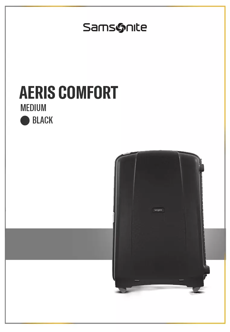 Samsonite Koper Hardcase Aeris Comfort Medium 25 inch - Black