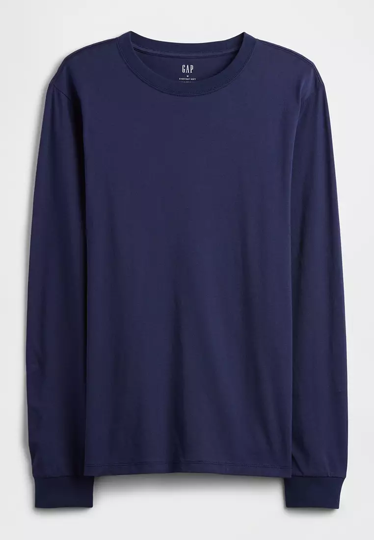 Long Sleeves Everyday Soft Crew Neck T-Shirt