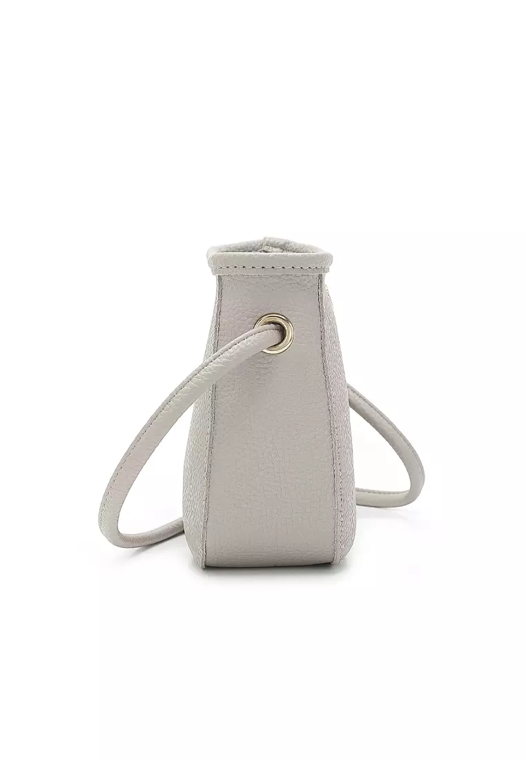 2-In-1 Sling Bag & Zipper Pouch - Grey