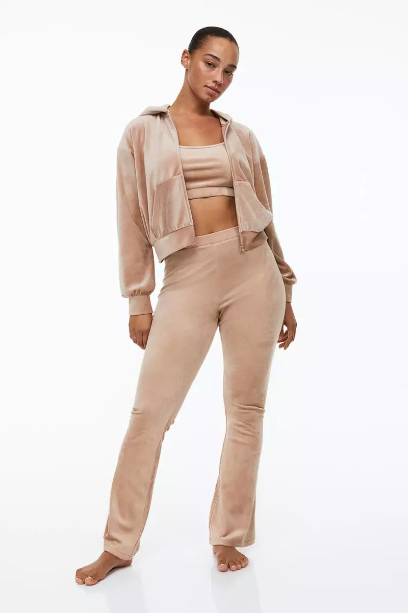 velour tracksuit h&m