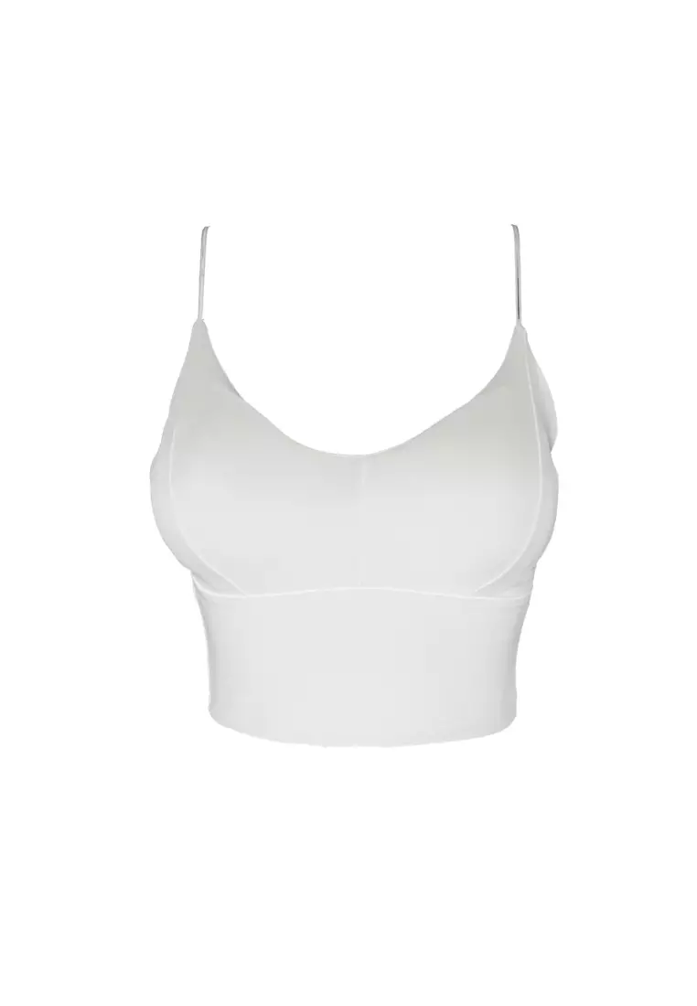 Buy Kiss u0026 Tell Premium Reina Corset Top Seamless Bralette Top in White  2023 Online | ZALORA Singapore