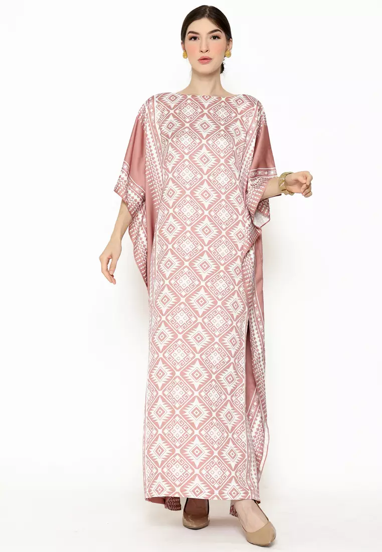 Kanzi Exclusive Short Sleeve Songket Kaftan