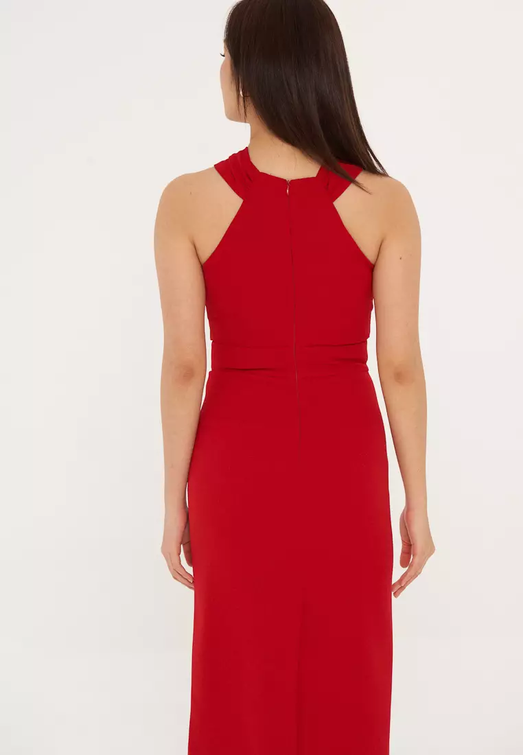 Halter Midi Dress