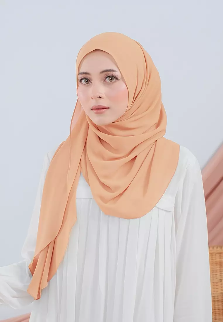 HIJAB INSTAN SABIYA - DUSTY ORANGE