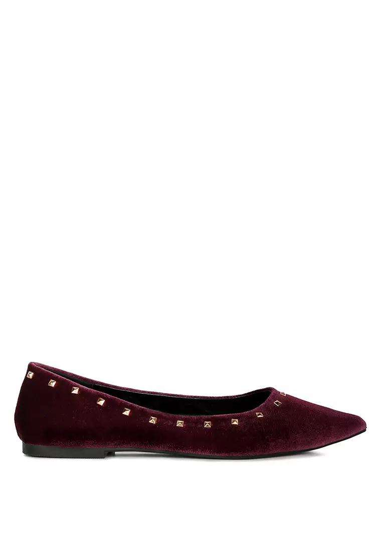 Discount on London Rag  shoes - SKU: Purple Casual Walking Metallic Loafers