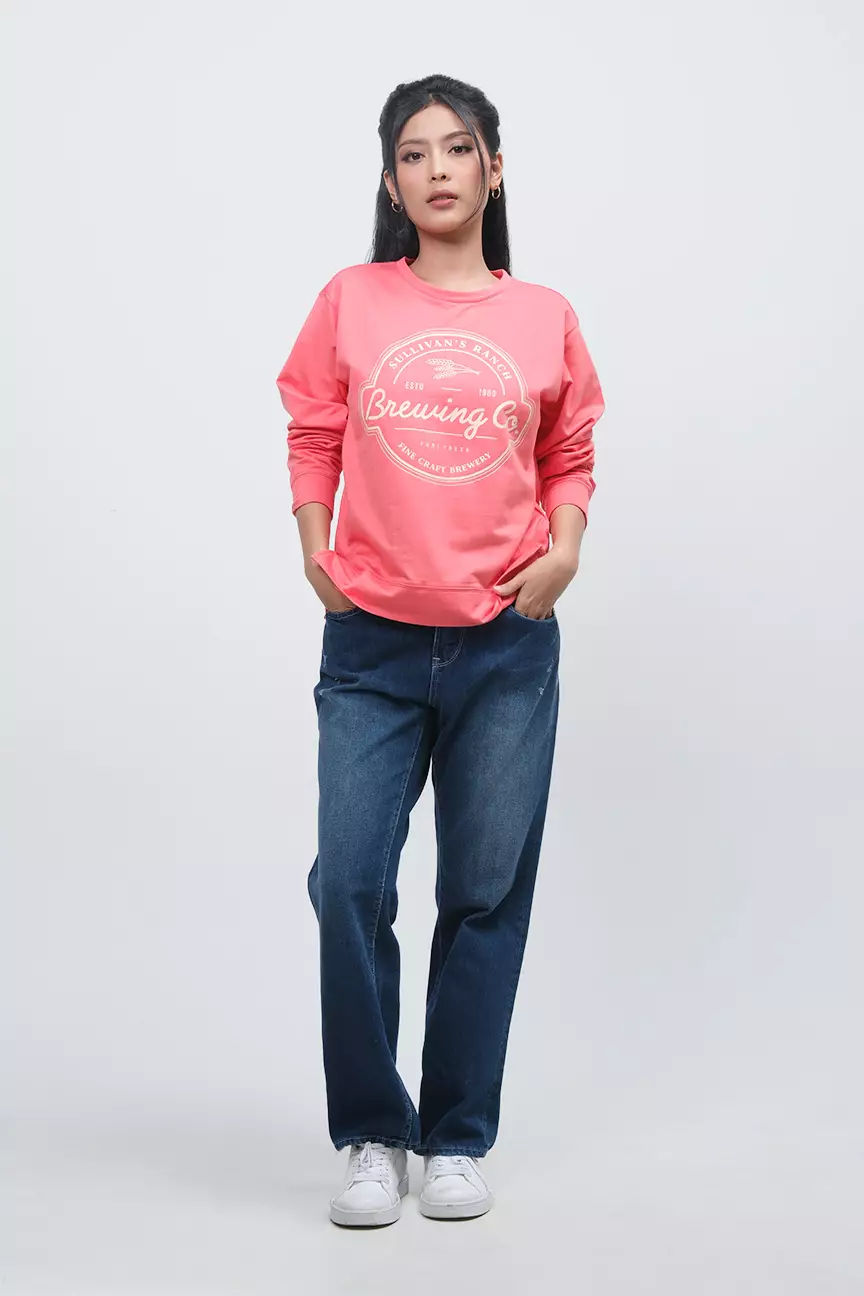 Sweater Wanita Ley Spiced Coral