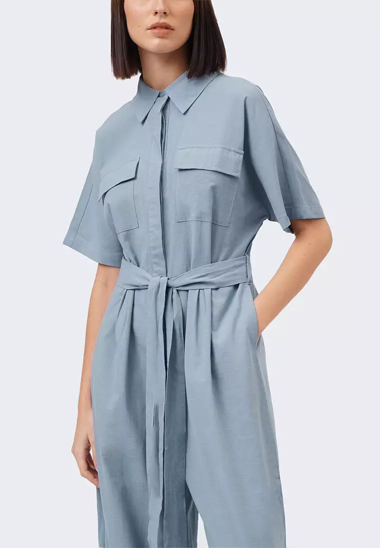 Buy Bocu Women's Utilitarian Wide Leg Jumpsuit 2024 Online ZALORA