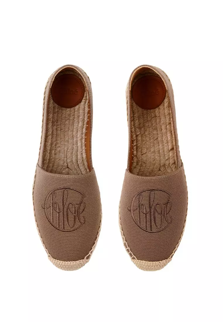 Pary Espadrille女裝平底鞋(白色)