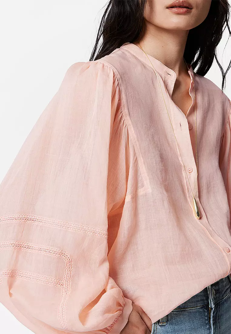 Voluminous Sleeve Blouse