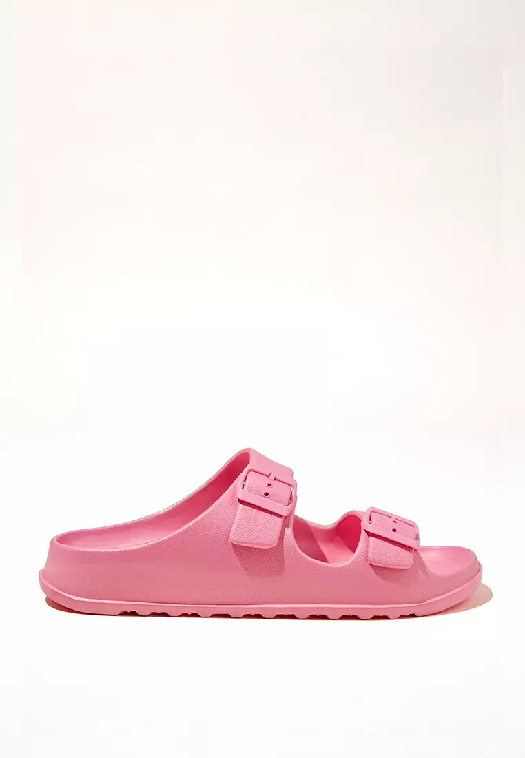 Discount on Rubi  shoes - SKU: Bronte Double Buckle Slide Sandals